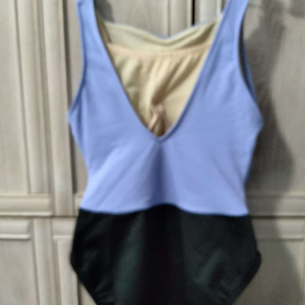 Miraclesuit One Piece Swimsuit, Size 10, Periwinkle and Black, NWOT - Picture 4 of 7